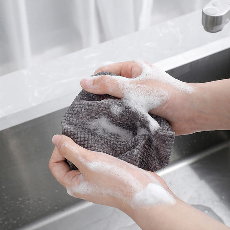Fothere100-200pcs Disposable Kitchen Towels Absorb Water and Oil Kitchen  Rags 20*22cm(7.9''*8.67'') Dish Towel Wear Resistance Dishcloths
